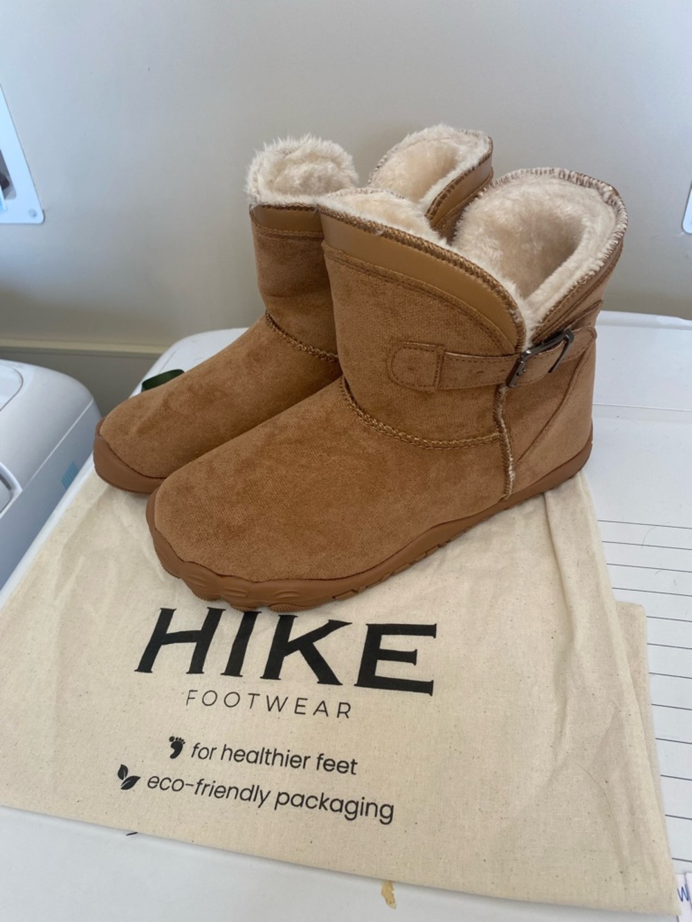 HIKE Footwear Brown Cozely NEW Anke Boots FITS LIKE 7